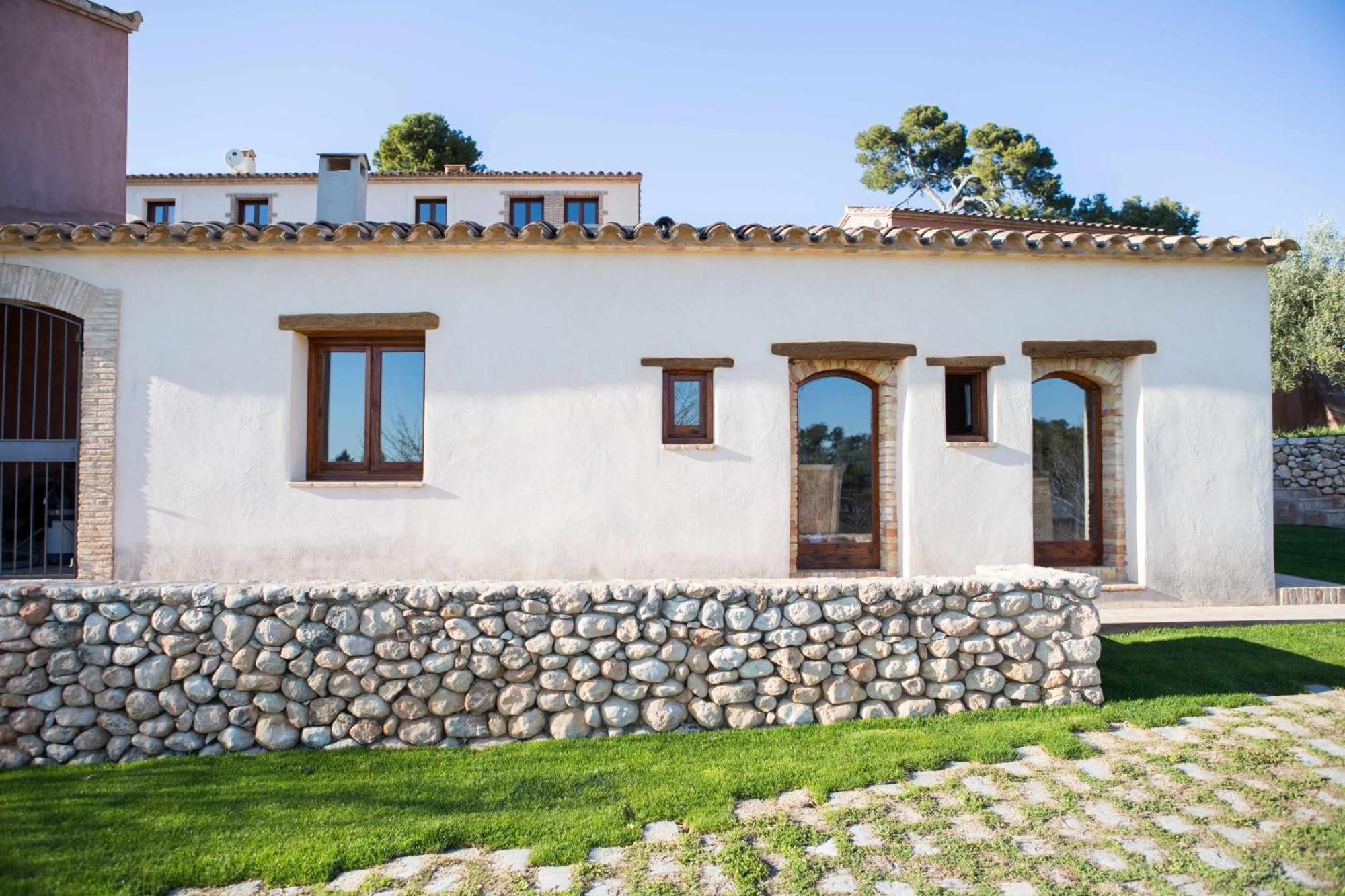 Casa Rural Masia Les Apieres El Pla de Manlleu Eksteriør bilde